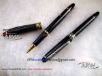 Perfect Replica Montblanc Meisterstuck Gold Clip Black Rollerball Pen For Sale